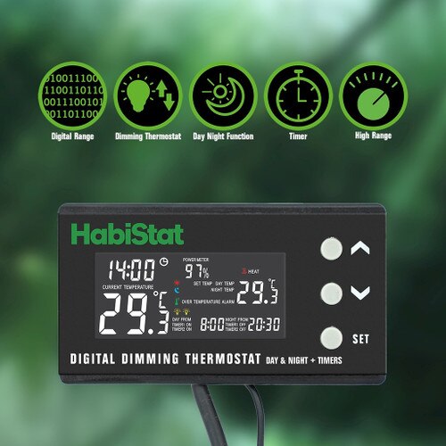 Digital Dimming Thermostat Features
